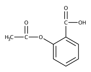 aspirin an NSAIDs class of drug chemical structure 