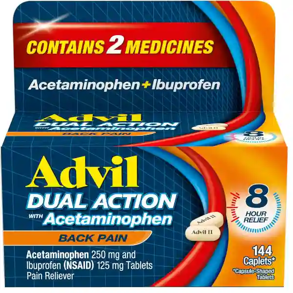 ADVIL A COMBINATION OF ACETAMINOPHEN AND IBUPROFEN 